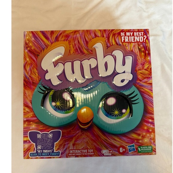 Hasbro Other - Hasbro Furby Interactive Toy Coral Pink Orange Plush Electronic